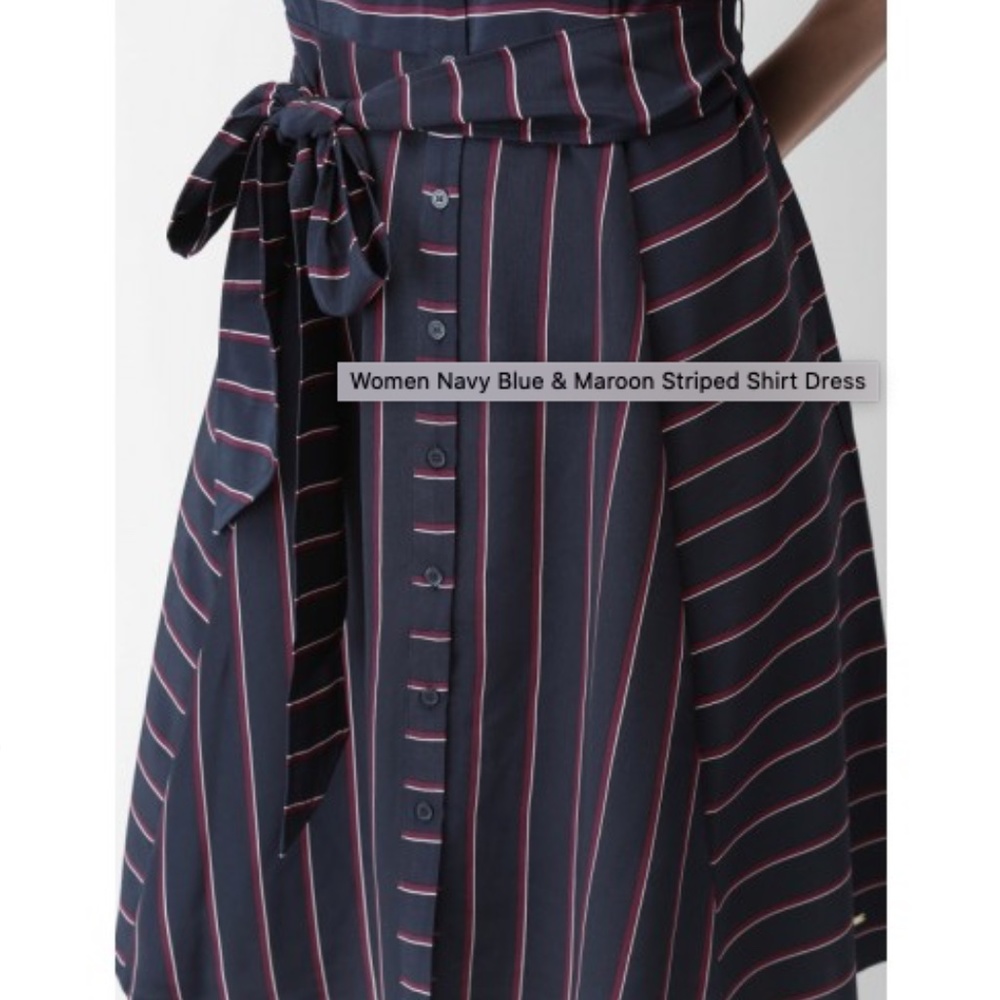 Tommy Hilfiger NWOT Sleeveless‎ Button Down Shirt Dress - Picture 3 of 9